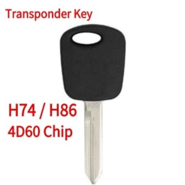 H74 / H86 Ford Mazda Lincoln Transponder Key (4D60 Chip)(Aftermarket chip/OEM chip )(No logo)